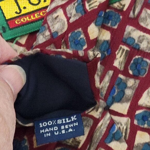J. Garcia Men's Tie Collectors Edition 100% Silk Stonehenge Ltd. Hand Sewn USA - Picture 5 of 5